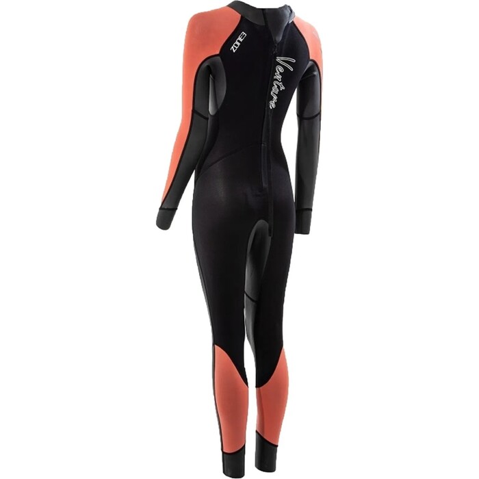 Zone3 Mujer Back Zip Zone3 2mm 2024 Venture Swim Traje De Neopreno Y Guantes De Natacin Bundle